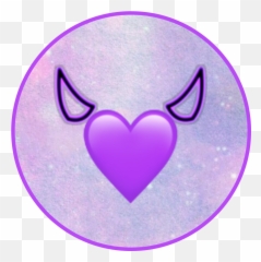 Purple Purpleheart Asthetic Sticker By Angela - Girly Emoji,Purple Heart Emoji Meaning Text
