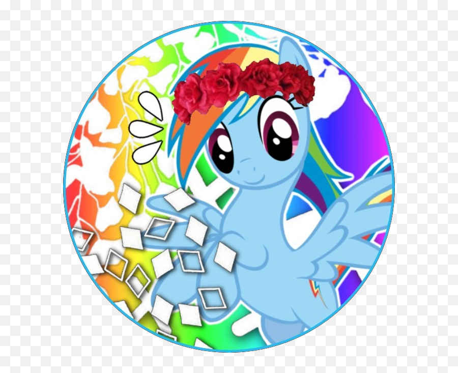 Rainbow Dash Icon Image - Cute Rainbow Dash Icon Emoji,Rainbow Dash Emoji