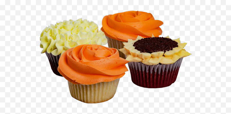 Deliverable Cupcakes - Orange Cupcake Transparent Background Emoji,Emoji Cakes Ideas