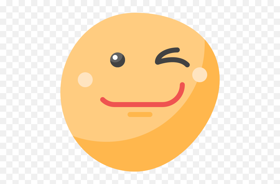 Winking Face - Free Smileys Icons Wide Grin Emoji,Winking Smiley Emoticon