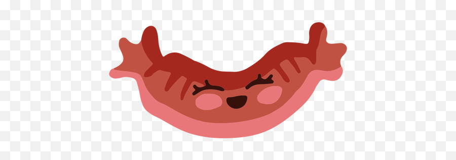 Kawaii Character Sausage - Transparent Png U0026 Svg Vector File Cervelat Emoji,Cotton Candy Emoticon