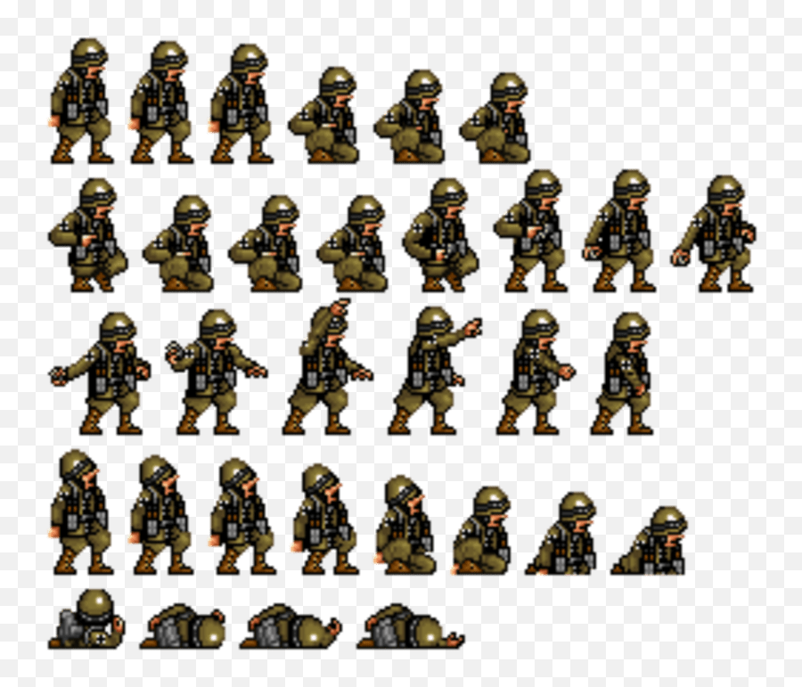 Videogames 2d Art Domestika - Marine Corps Combat Utility Uniform Emoji,Soldier Emoticons