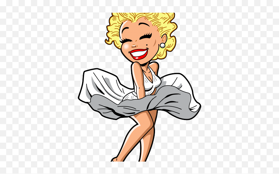 Kiss Clipart Marilyn Monroe - Png Download Full Size Marilyn Monroe Cartoon Emoji,Marilyn Monroe Emoji