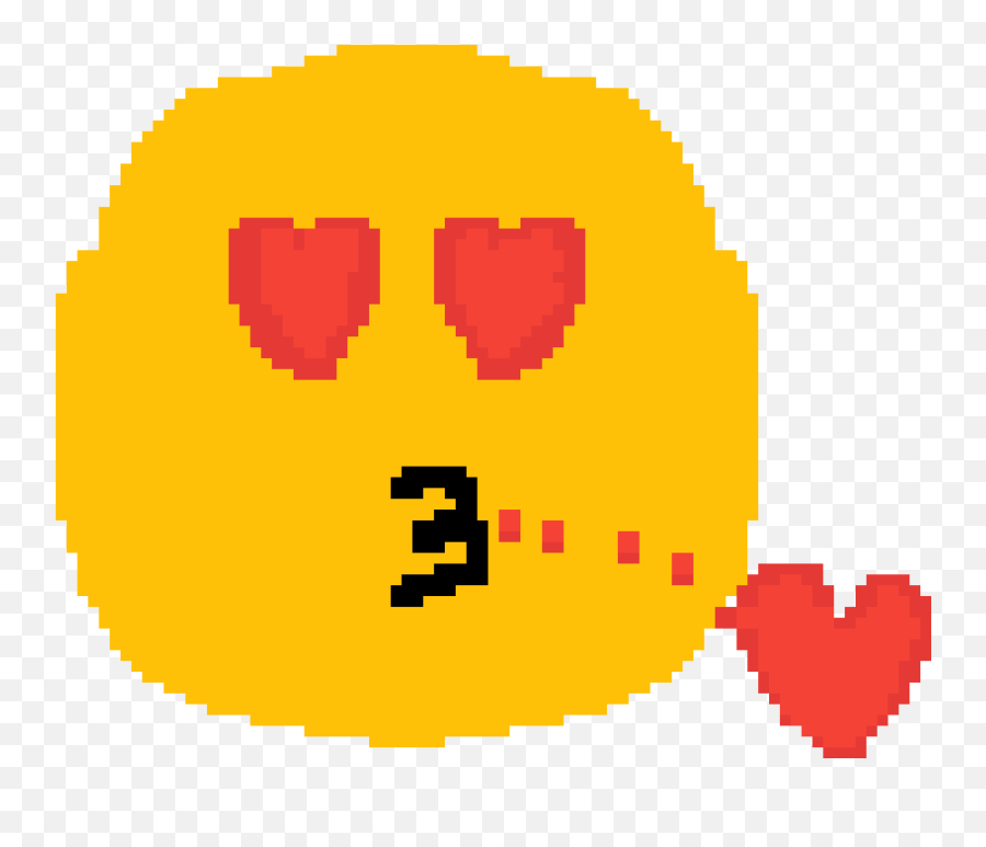 Pixilart - Kissy Face By Anonymous Happy Emoji,Kissy Face Fb Emoticon
