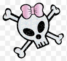 Skull Glitter Gifs - Cartoon Doodshoofd Emoji,Glittery Gif Emoticon Extensions