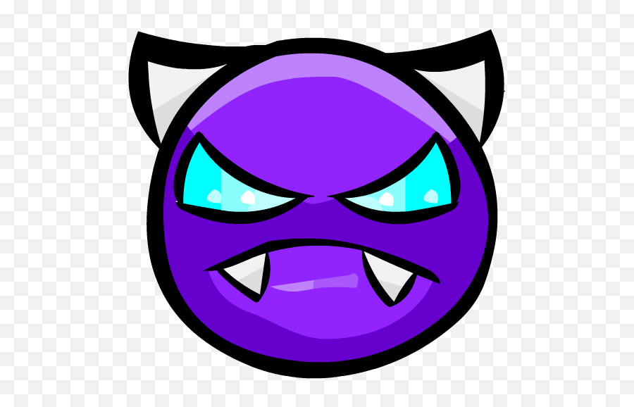 Demon Png Transparent Background U2013 Png Lux - Extreme Transparent Geometry Dash Demon Face Png Emoji,Emojis Png Devil