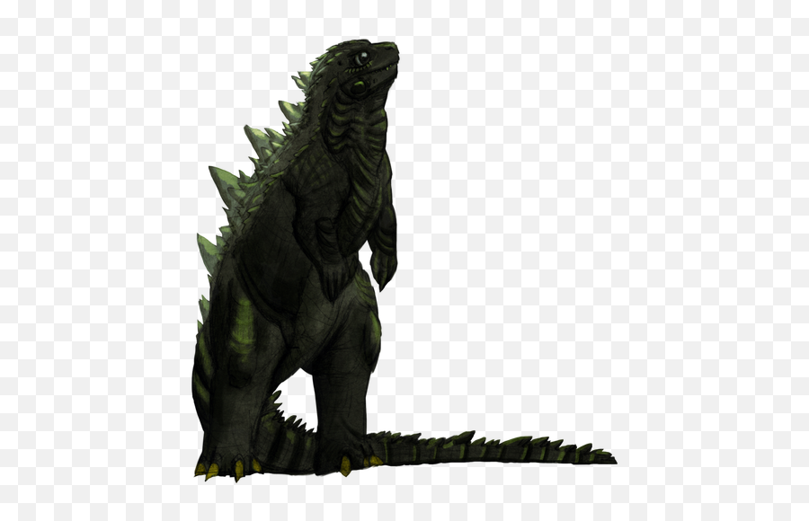 If Godzilla And Kong Decided To Make Their Own Monster - Baby Godzilla Png Emoji,Ghidora Emoticon Animated