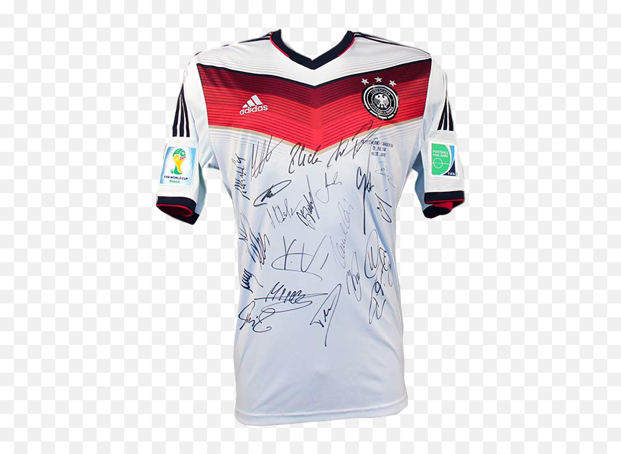 Germany Signed 2014 World Cup Jersey - Long Sleeve Emoji,World Cup Emotion Mario Gotze