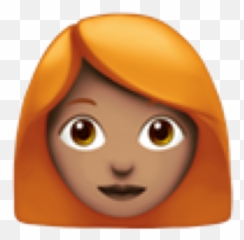 Emoji Emojis Emoticones Sticker - Emoji Woman Red Hair,Jesus Emoji