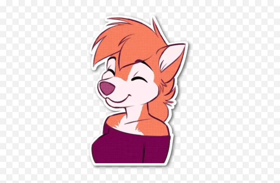 Furry Wolf Whatsapp Stickers - Stickers Furry Para Whatsapp Emoji,Furry Wolf Emoji
