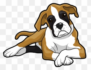 Boxermoji - Boxer Dog Cartoon Transparent Emoji,Boxer Emojis