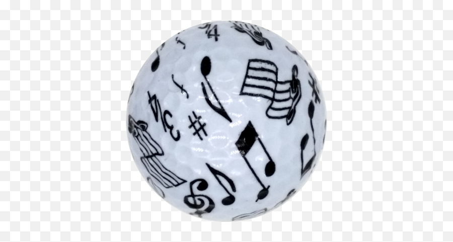 Musical Notes Novelty Golf Balls - One Dozen Paperweight Emoji,Music Emojis Images