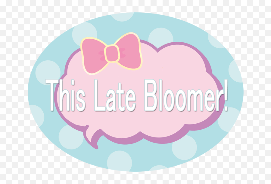 The Late Bloomer - Girly Emoji,Bloomer Text Emoticon