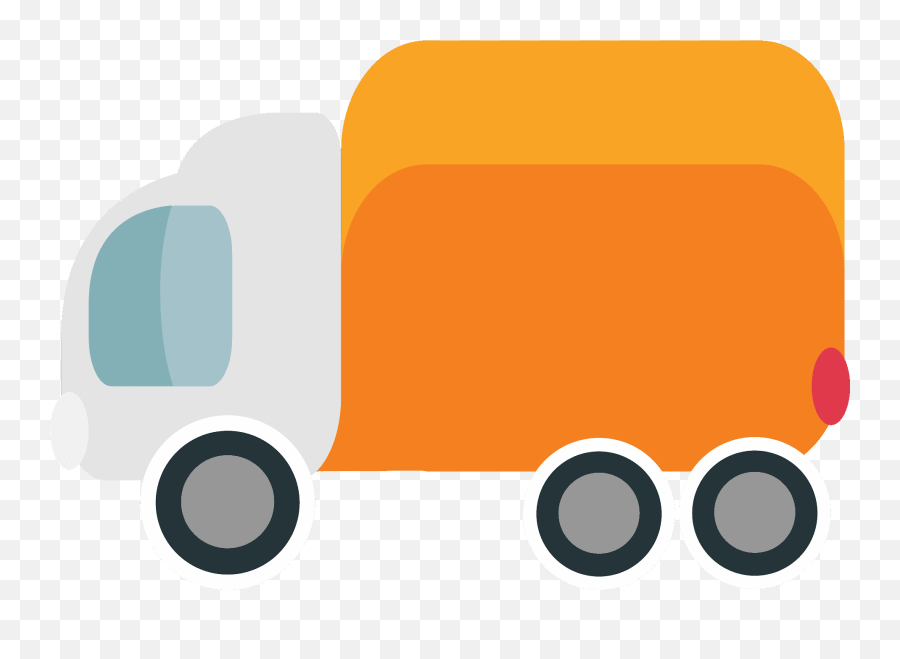 Delivery Truck Emoji Clipart - Commercial Vehicle,Delivery Emoji