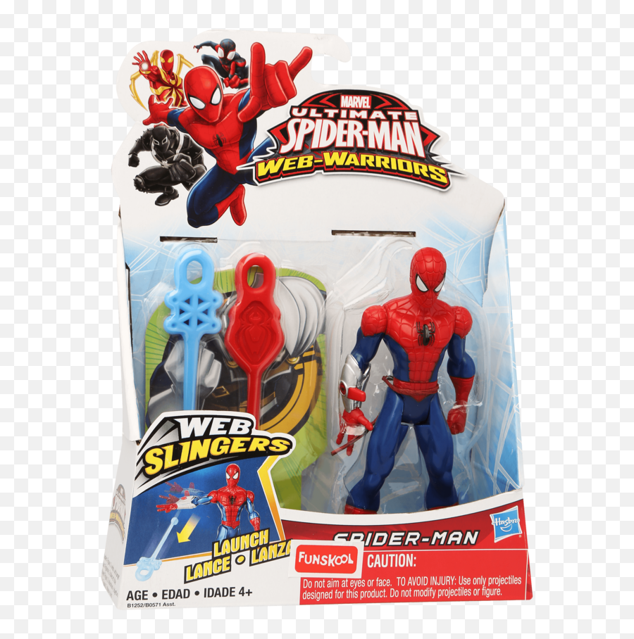Download Boys Spider Man With Web Slinger Action Figure Toy - Web Slinger Spider Man Action Figure Emoji,Spiderman Eyes Emotion