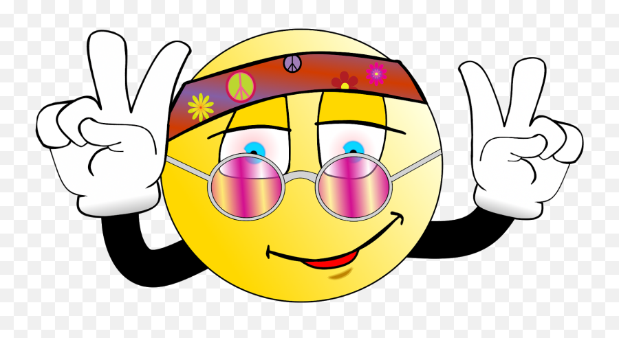 Smiley Sunglasses Pink Glasses Victory - Smiley Peace Emoji,Sunglasses Emoticon