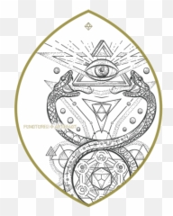Blog Tattoo Flash Design Caduceus 2 Symbolic Tattoo - Dot Emoji,Caduceus Emoji For Instagram