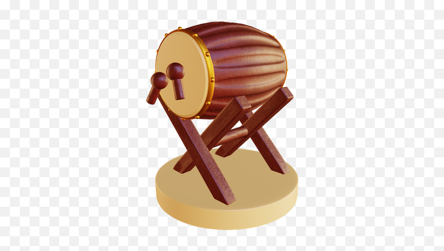 Premium Islamic Drum And Cannon Podium 3d Illustration Emoji,Drums Emoji