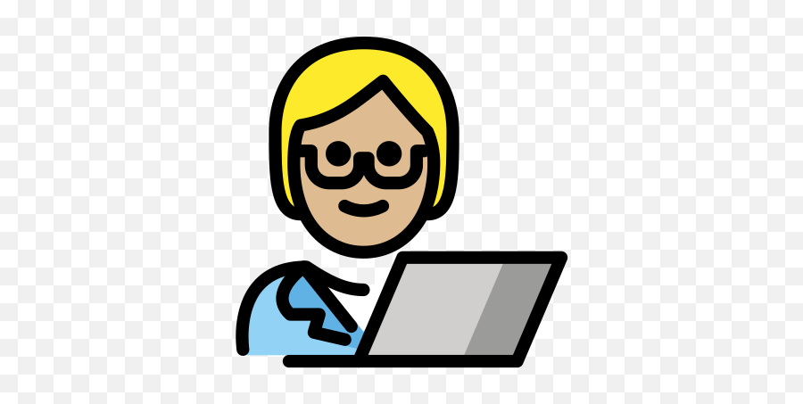 U200d Technologist Medium - Light Skin Tone Emoji,Nerd Emoji With Phones