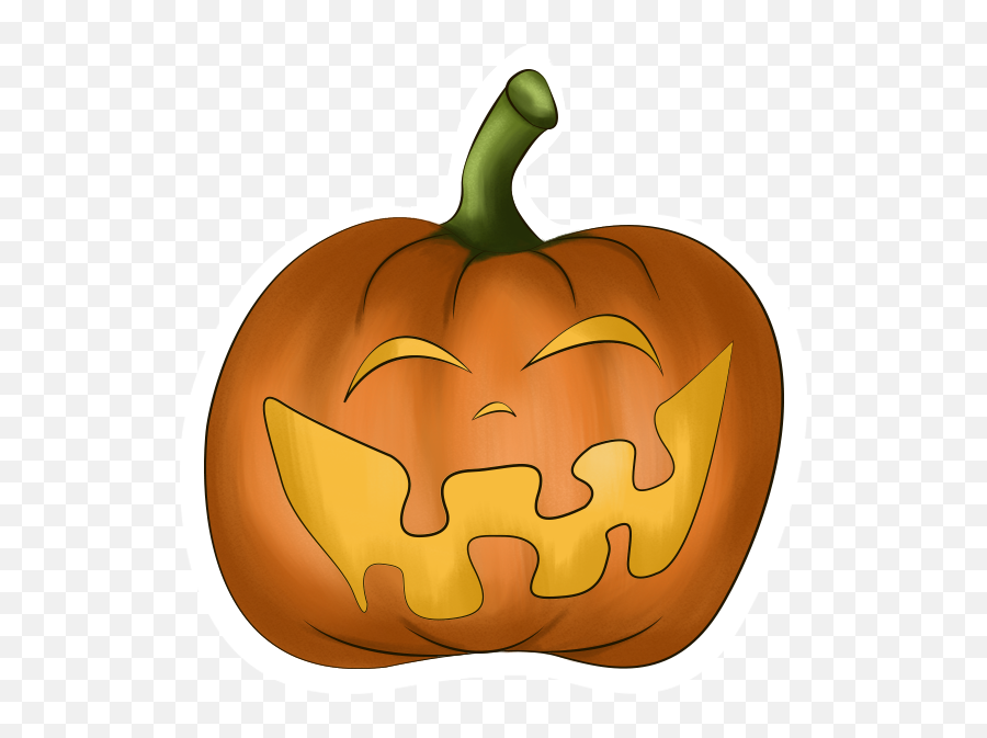 Halloween Pumpkin Original By Andrey Yakushev Emoji,Pumpkin Emotions