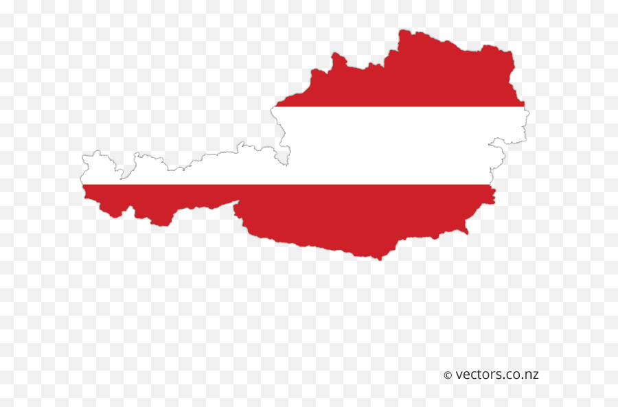 Flag Vector Map Of Austria - Austrian National Day Celebration Emoji,Swiss Flag Emoji