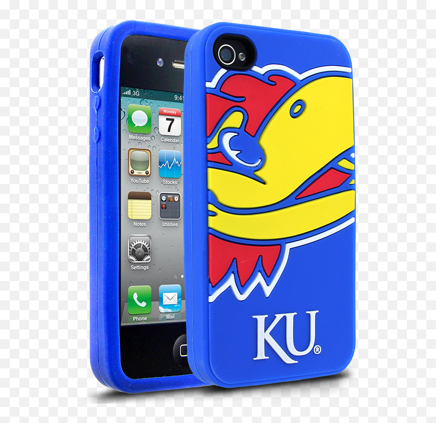 Ncaa Kansas Mascot Silicone Case For - Mobile Phone Case Emoji,Steelers Emoticons Iphone