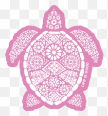 Beautiful Turtle Small Die Cut Decal - Girly Emoji,Turtle Bird Emoji