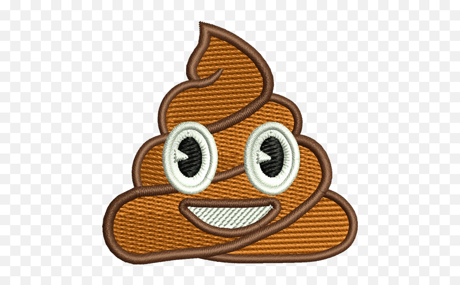 Emoji Poop Iron - On Patch,Puff Emoji