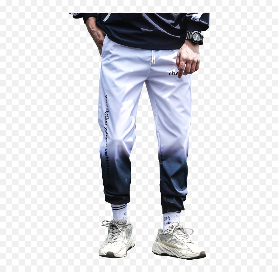 Trendy Blue Gradient Harem Pants Men - Sweatpants Emoji,Aliexpress Emoji Joggers