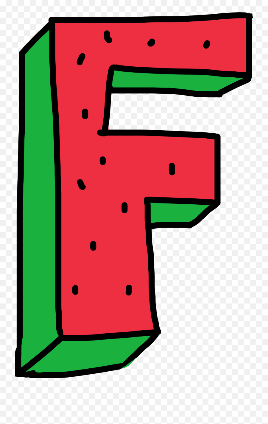 F Art Sticket Watermelon Zumiez Sticker - Letter F Clip Art Watermelon Emoji,Zumiez Emoji Joggers