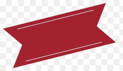 Red Vertical Rectangle With Wedge Down Banner Transparent - Banners Png Emoji,Vertical Rectangle With X Emoji