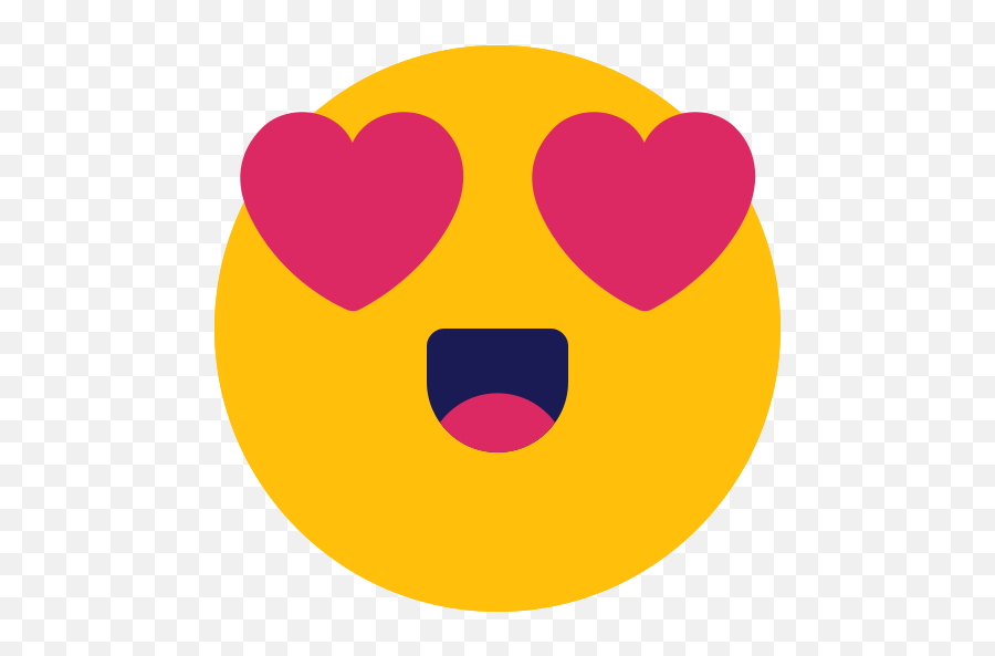 Heart Love Smiley Free Icon Of Emoji 1 - Emoji Love Png,In Love Emoticons