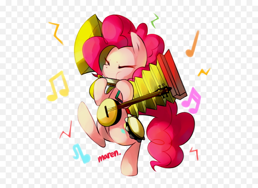 Maren Banjo - Pinkie Pie Playing An Instrument Emoji,Banjo Emotions Tumblr