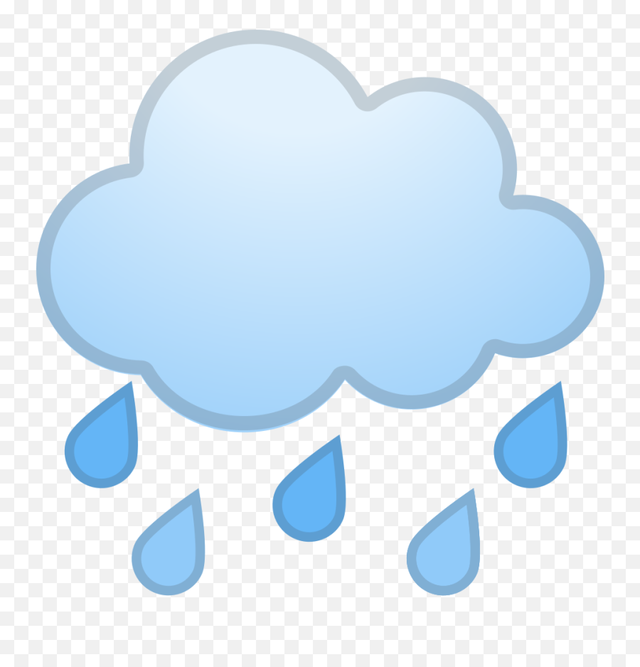 Cloud With Rain Emoji - Delta Phi Epsilon Letters,Rain Emoji