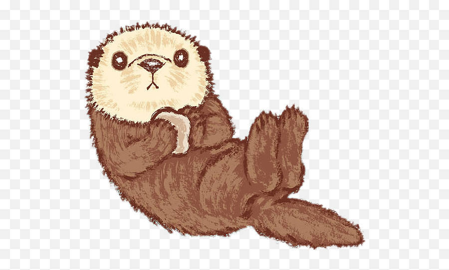 Otter Sticker - Clip Art Sea Otter Emoji,Otter Emoji