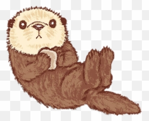 Otter Sticker - Clip Art Sea Otter Emoji,Otter Emoji