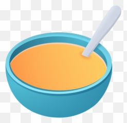 With - Soup Spoon Emoji,Bowl Emoji