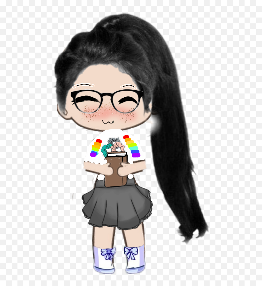 Gachalife Gachanerd Nerd Sticker By Sarahcutieii - Girly Emoji,How To Draw Emojis Nerds