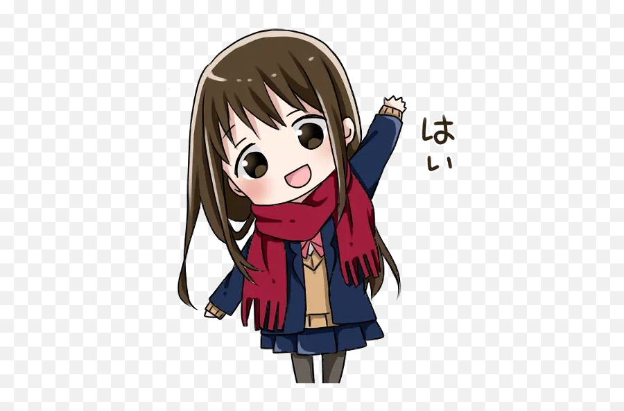 Anime Stickers For Whatsapp - Stickers Cloud Girly Emoji,Animated Film Girls Different Emotions