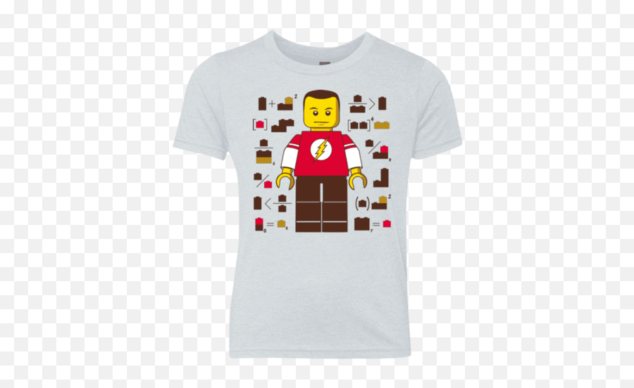 Youth Triblend T - Camiseta Lego Emoji,Wallmeat Emoticon