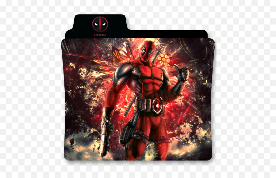 Folder Deadpool Free Icon Of Icon - Cold Mercenary Emoji,Free Deadpool Emoticon