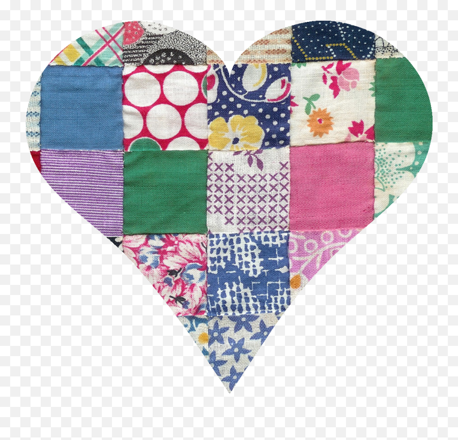 Quilt Heart - Quilting Clip Art Emoji,Emoji Quilt Pattern