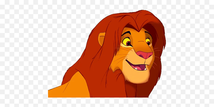 The Lion King Stickers - Lion From Lion King Emoji,Lack Of Emotion Lion King