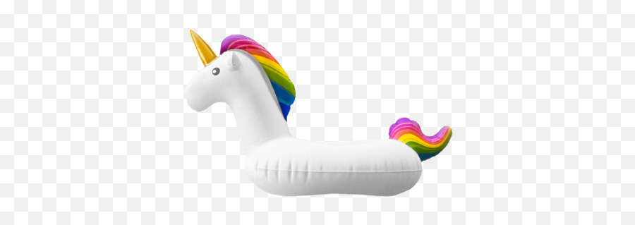 Mini Unicorn Cupholder Floaty - Transparent Background Unicorn Float Png Emoji,Emoji Plastic Floaties Png