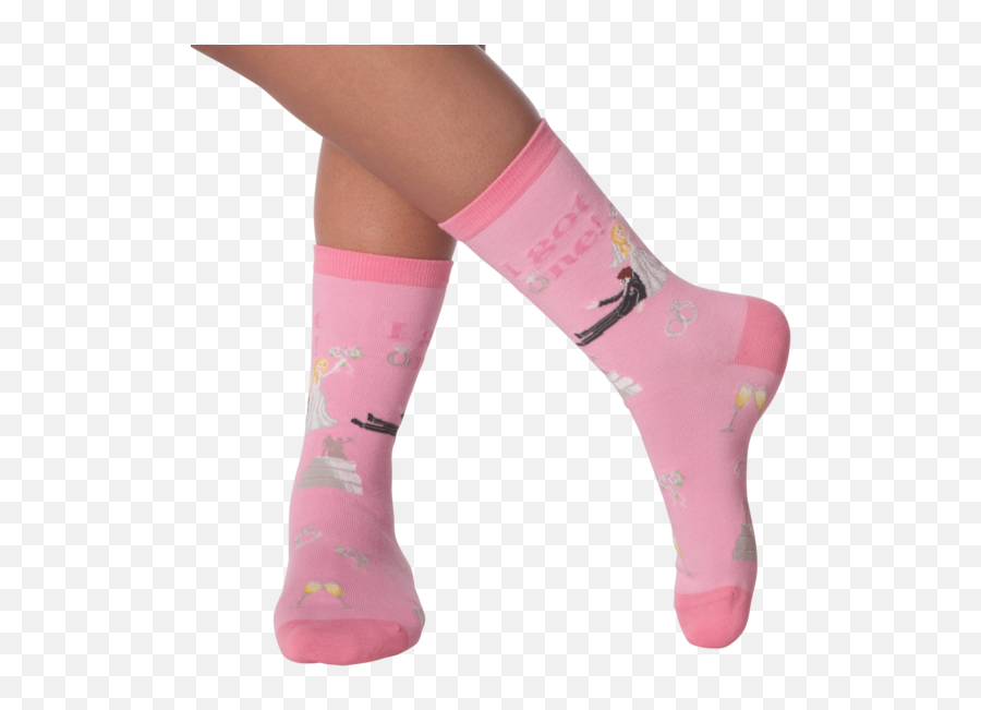 Womens Aint My First Rodeo Crew Socks - Girly Emoji,Girls Emoji Knee Socks