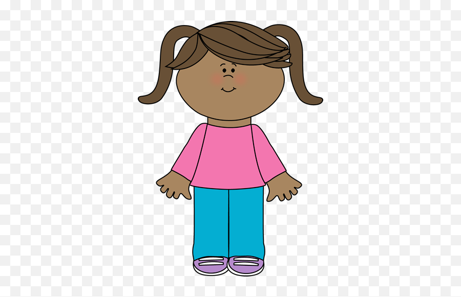 Child Standing Clipart - Clip Art Library Girl Standing Clipart Png Emoji,Sweet Emotion Artwork