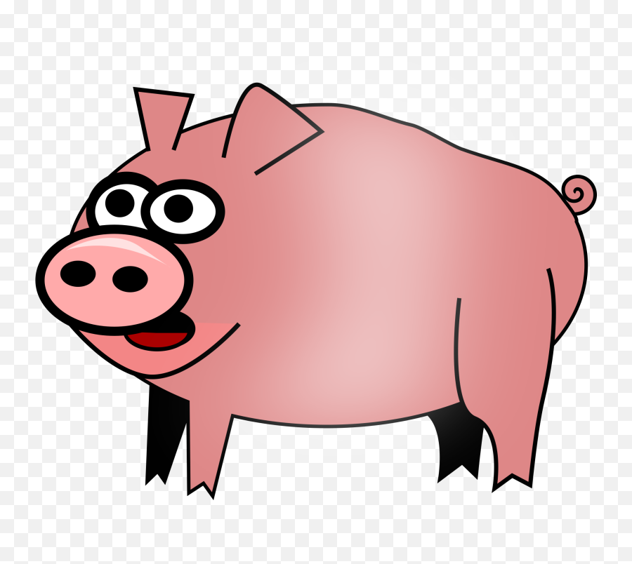 Cute Pig Clipart Clipartix Within Pig Clipart - Cartoon Pig Hog Clipart Emoji,Pig Emoji Mages Transparent Background