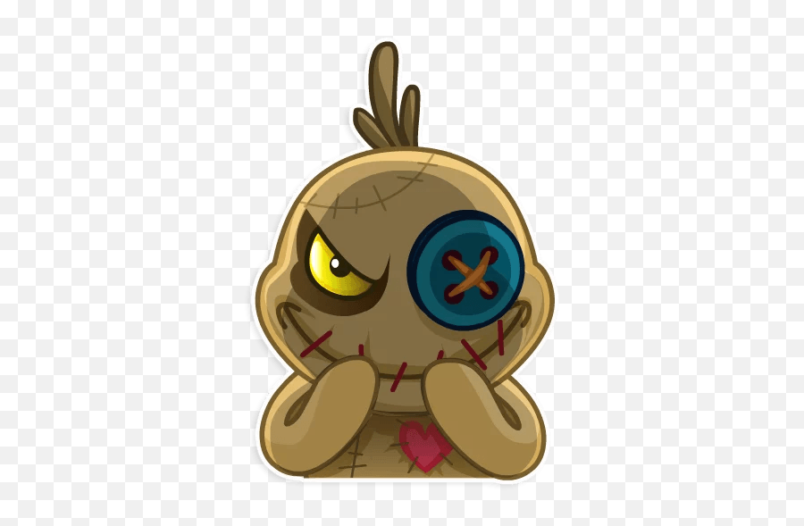 Voodoo Doll Chumbo - Telegram Sticker Voodoo Doll Chumbo Emoji,Telegram Stickers With Emoticons