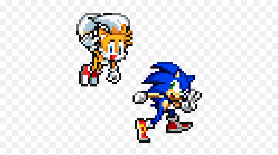 360 Sonic Engine Test - Studios Sonic Advance Tails Pixel Art Emoji,Sonic The Hedgehog Emoji