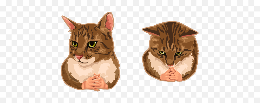 Cat With Hands Meme Cursor U2013 Custom Cursor Emoji,Boi Emojis Meme